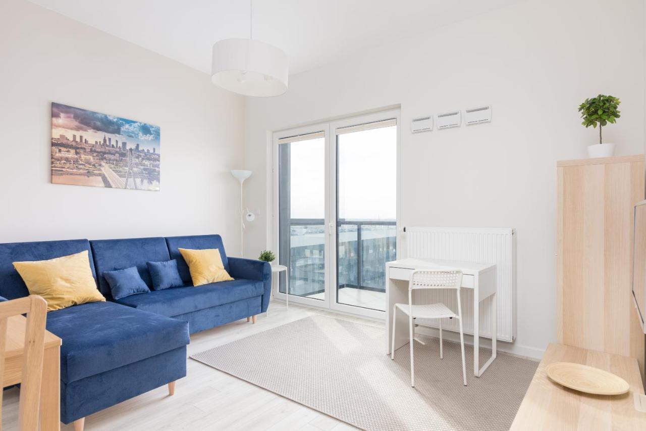 Wola Chic Blue Apartment Varşovia Exterior foto