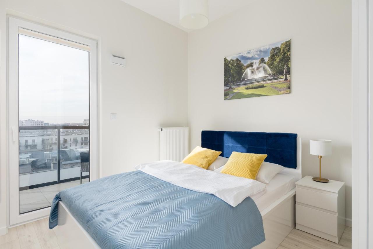 Wola Chic Blue Apartment Varşovia Exterior foto