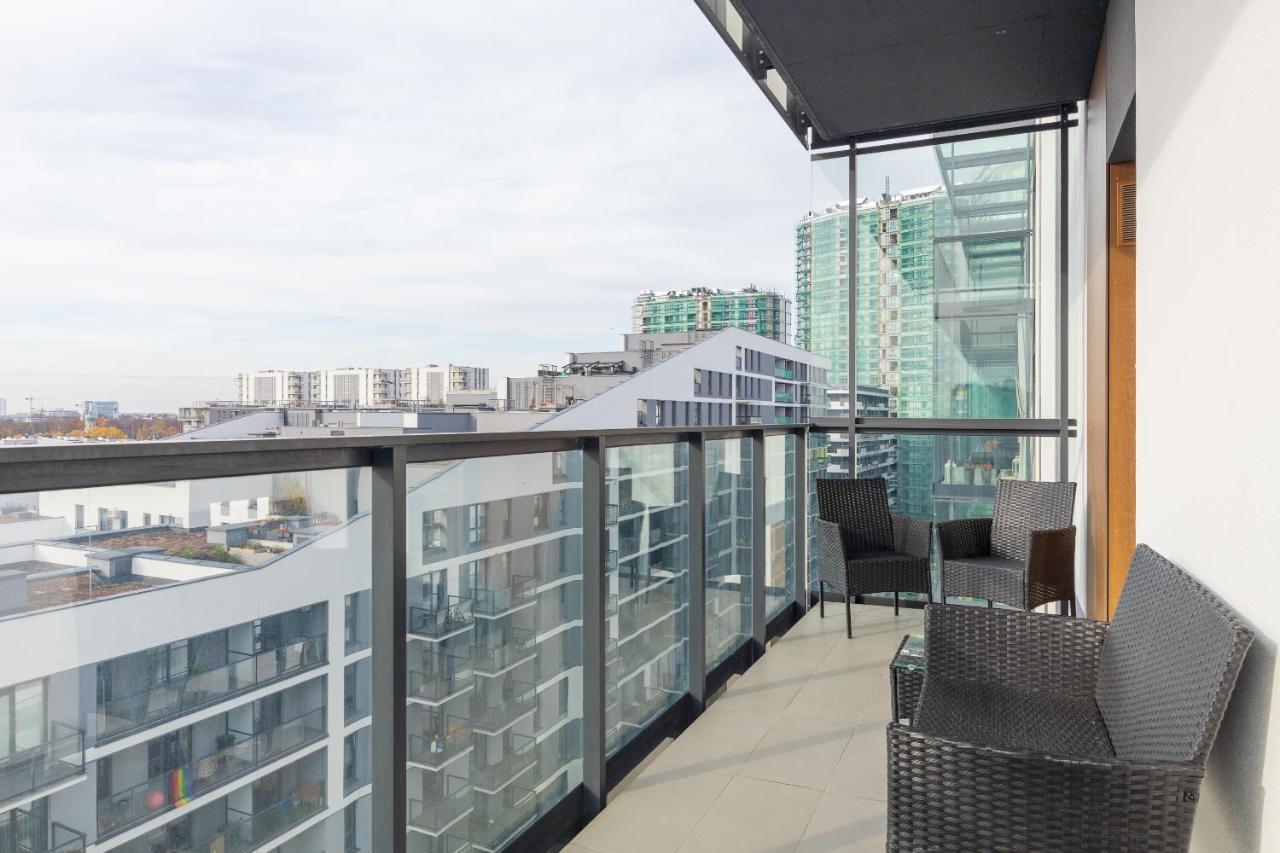 Wola Chic Blue Apartment Varşovia Exterior foto